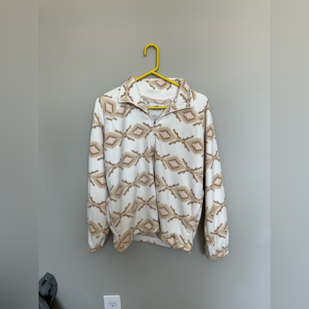 Hollister Quarter Zip Fleece Size Small